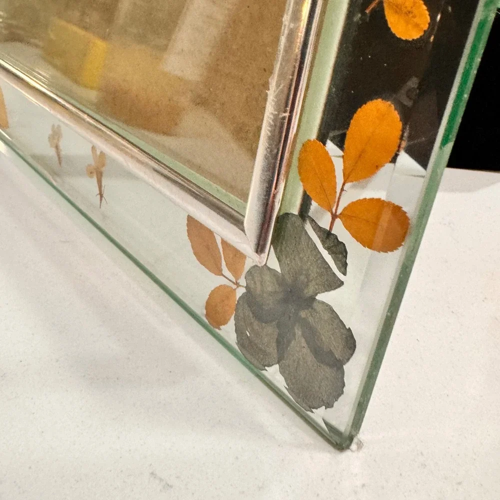 Handmade Pressed Flower‎ Resin Photo Frame 5.5